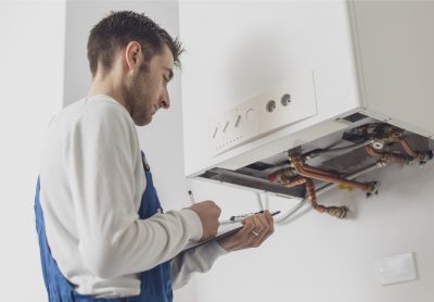 Tankless Water Heater detail